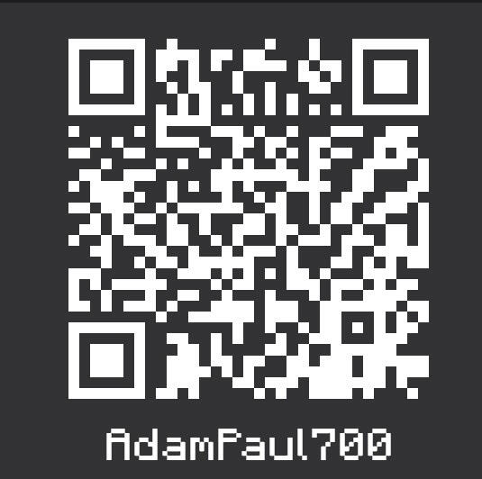 Minecraft User QR code